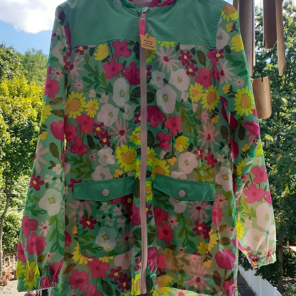 Girls Cat & Jack rain jacket